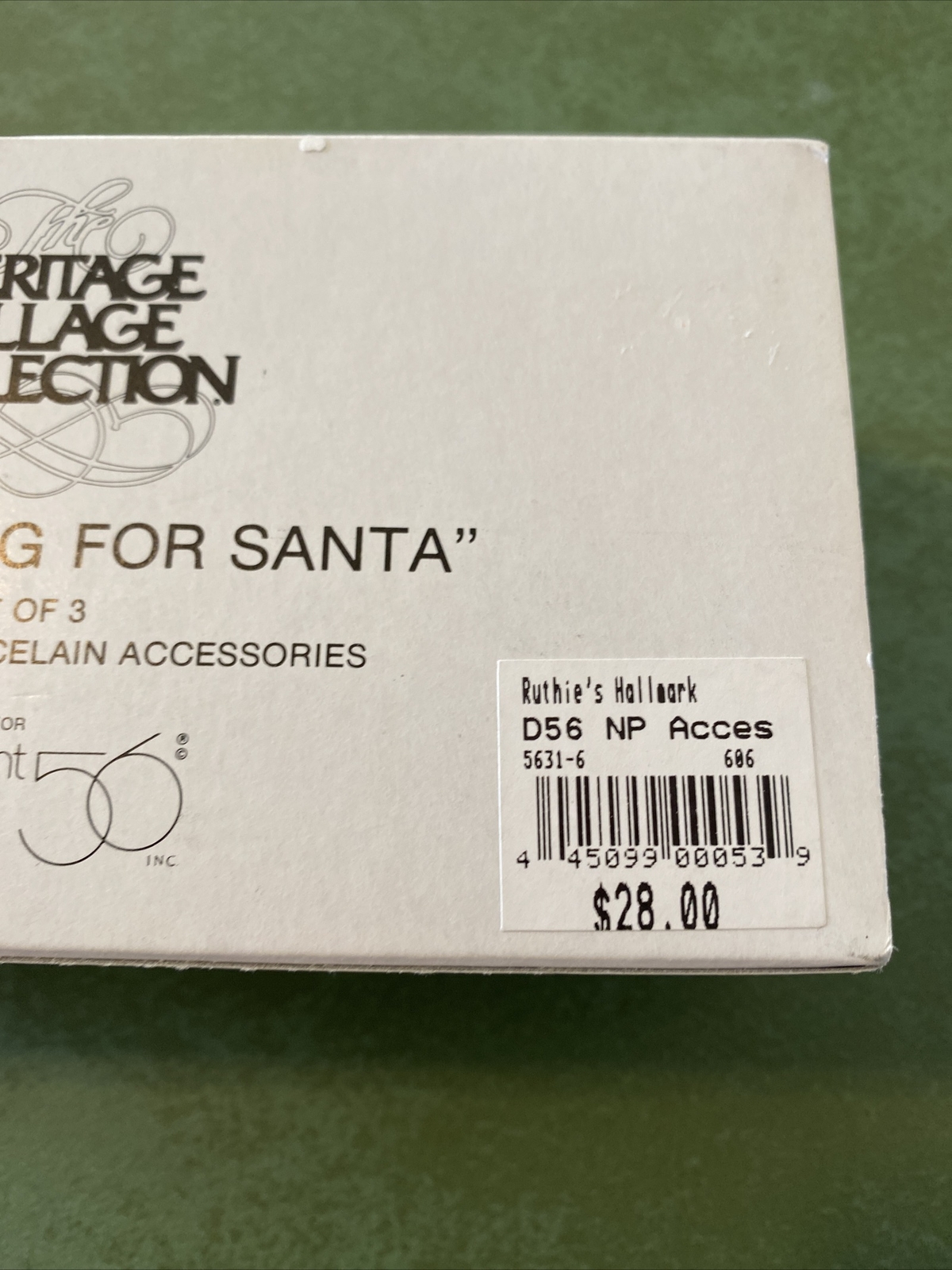 Dept. 56 Set of 3 “SING A SONG FOR SANTA” Figures – 2” Tall RETIRED Mint In Box