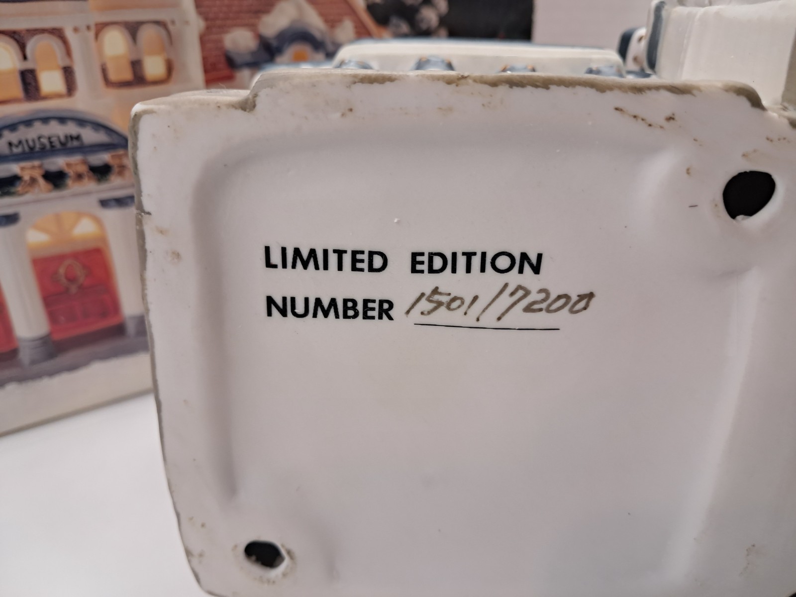 Village Square Lighted Museum Anniversary 1996 Mervyn’s Limited Edition Numbered