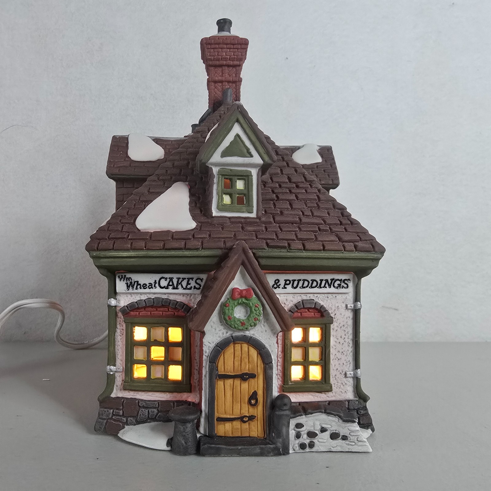 Dept 56 Dickens Village Series 1993 WM Wheat Cakes & Puddings #5808-4 Heritage