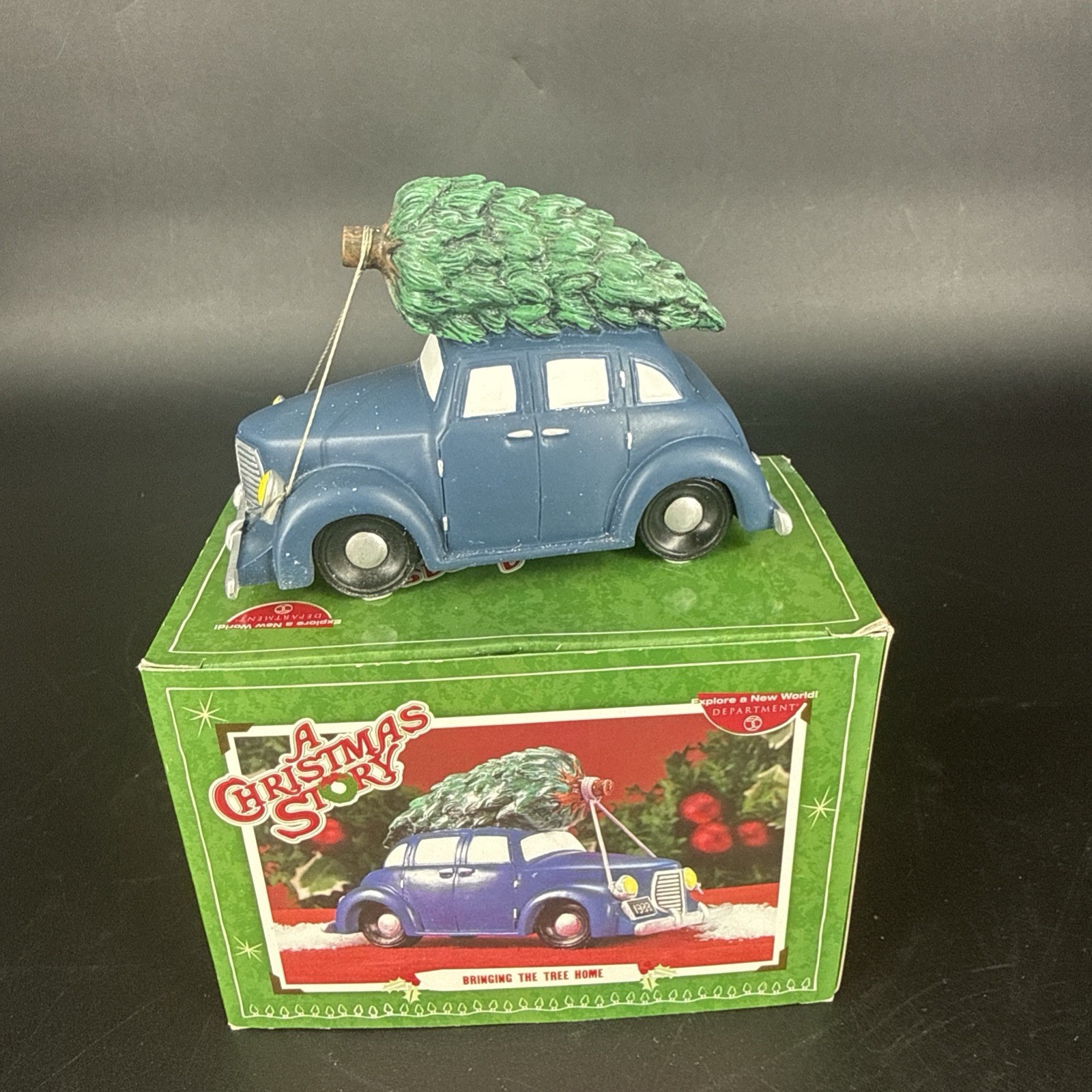 Dept 56 “ A Christmas Story” Bringing The Tree Home 2006 Retired Sears