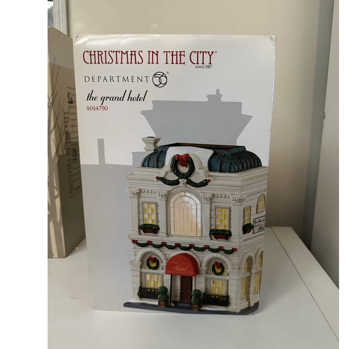 Department 56 Christmas in the City The Grand Hotel Porcelain Multicolor Boxed