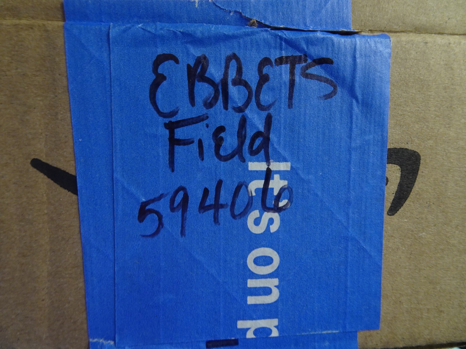 DEPT 56 CIC Ebbets Field Scoreboard 59406 2002 Baseball NO ORIGINAL BOX VGUC