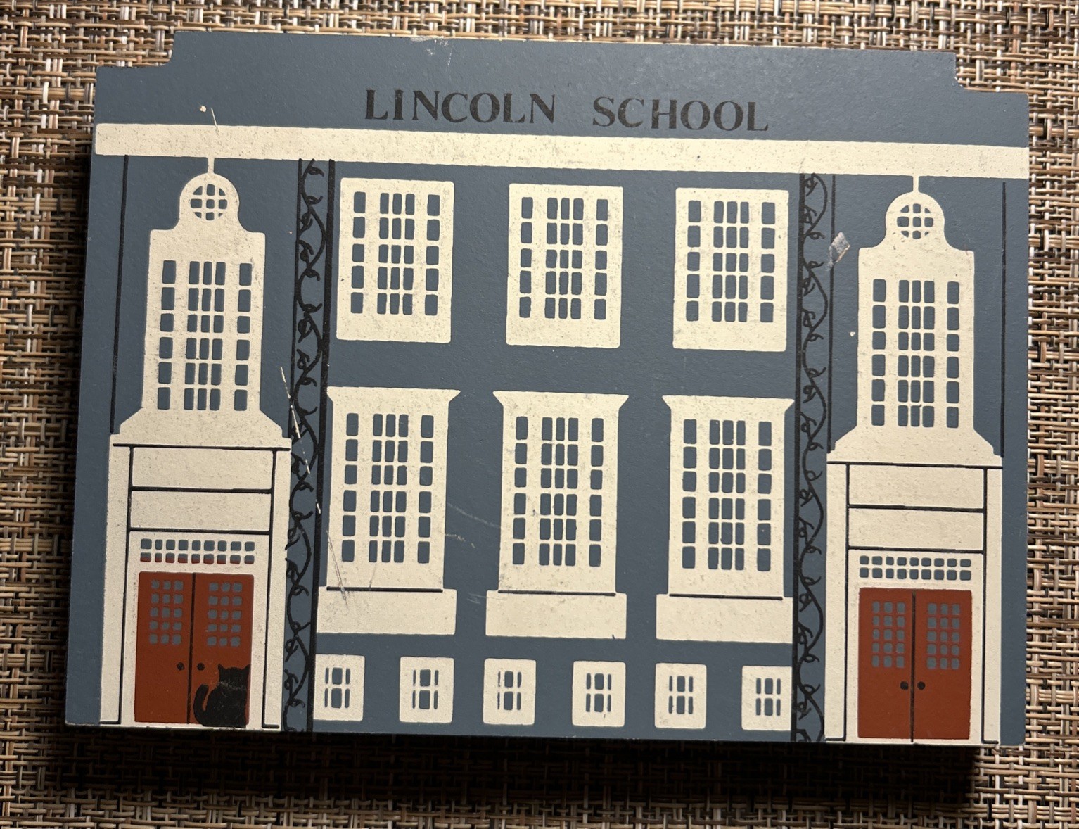 Vtg CAT’S MEOW Lot 2- STIFFENBODY FUNERAL HOME/Lincoln School 1988 Series VI