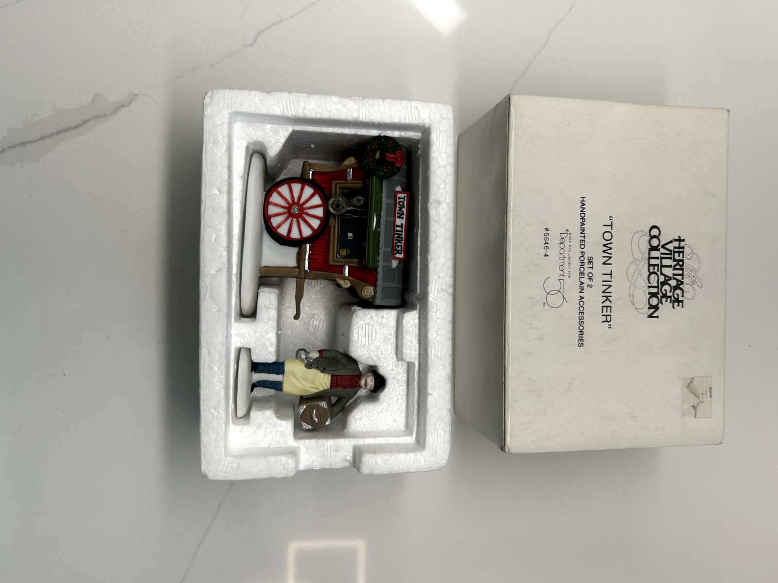 Dept 56 Heritage Village “Town Tinker “#56464 Retired 1992-1995