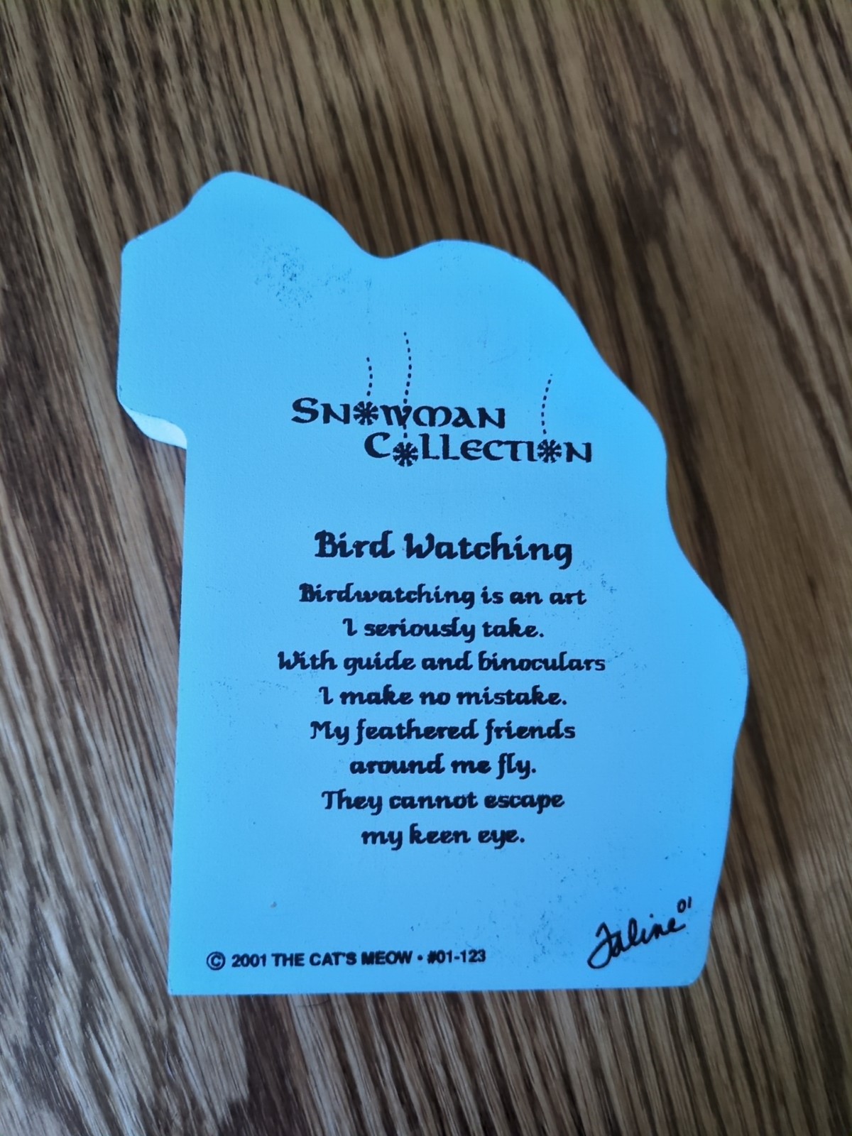 Snowman Collection Cat’s Meow lot Of 5 Get Well Baseball DC Bird Watch Angelic