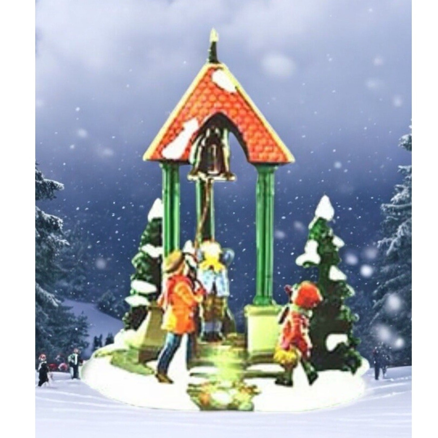 Vintage 1996 DEPT 56 “Christmas Bells” Dickens Village Special Event Piece