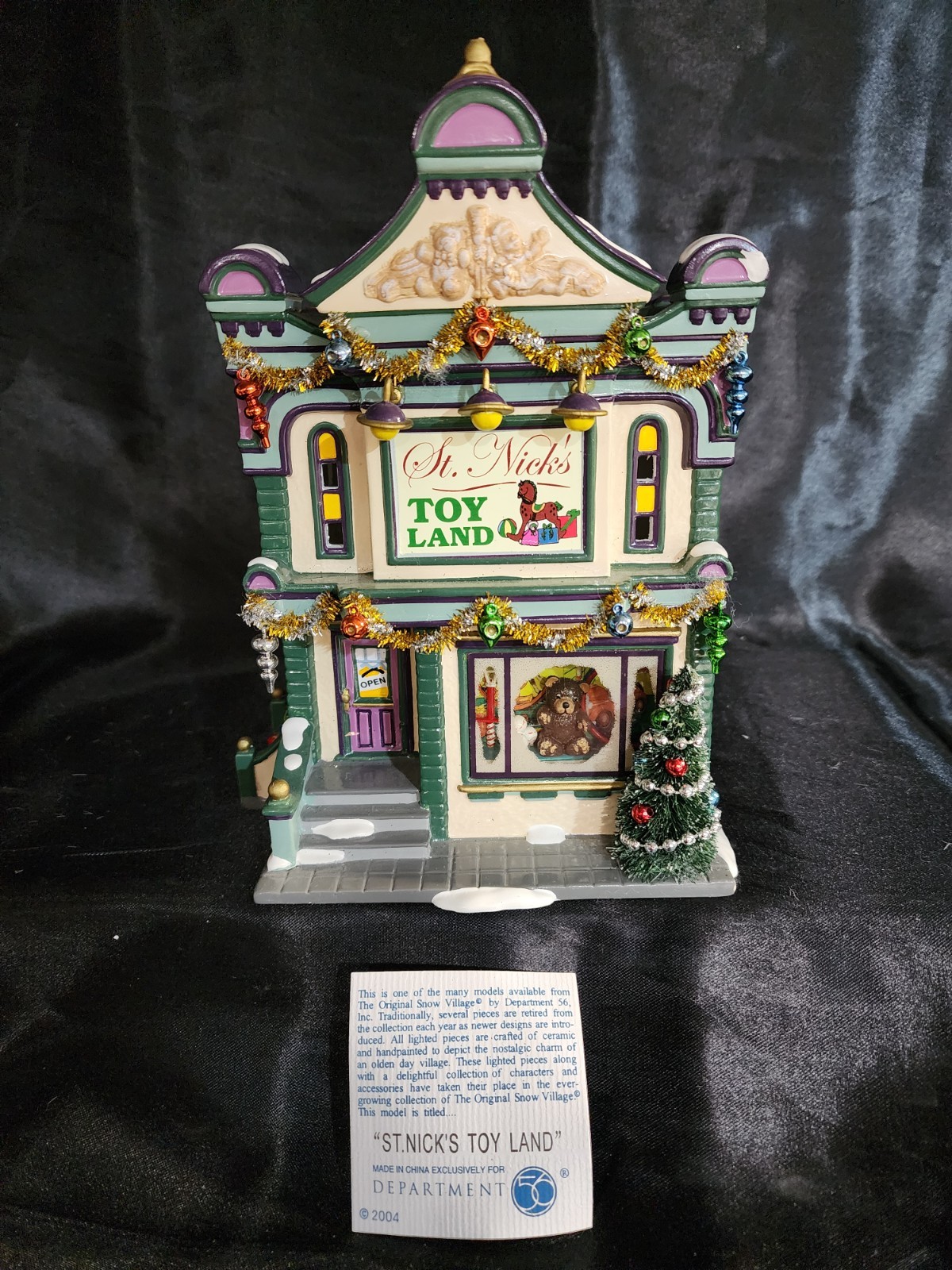 Dept. 56 The Original Snow Village “St. Nick’s Toy Land” #55366 Item #437