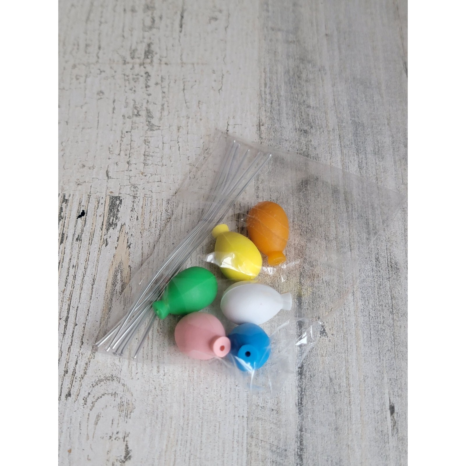 Rainbow colorful balloon accessory Village sets Xmas