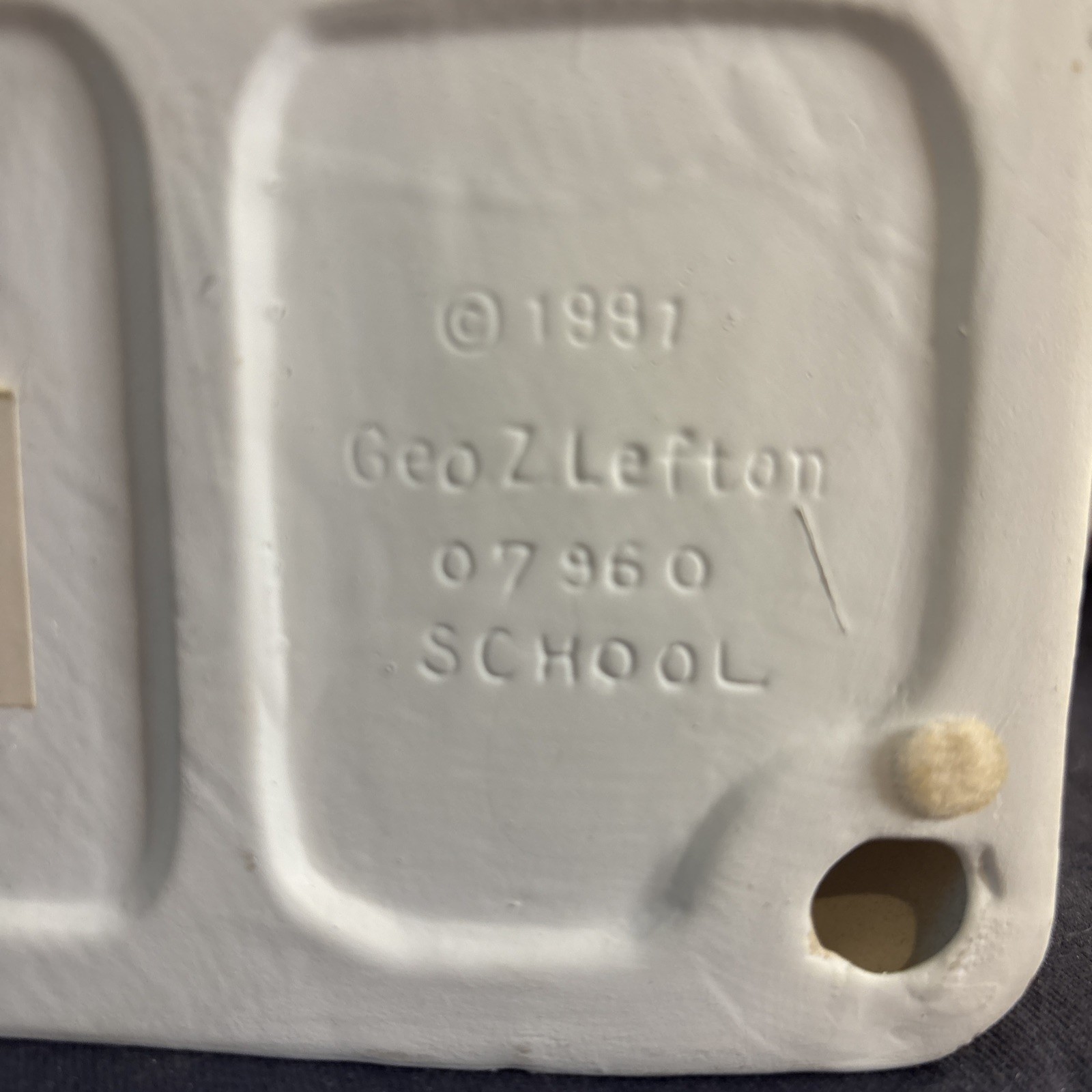 Lefton Colonial Village Northpoint Schoolhouse #07960 Original Box 1991