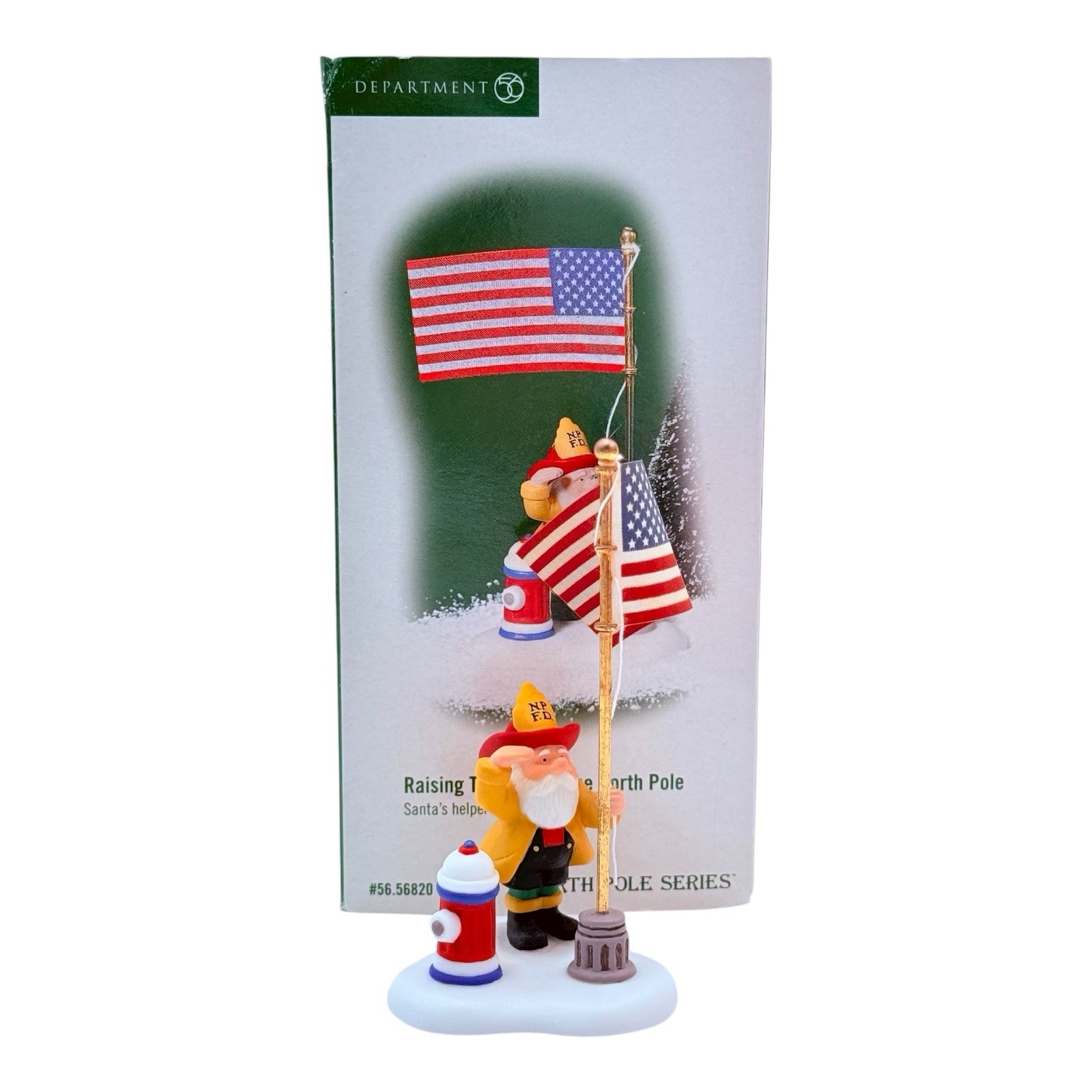 Department 56 “Raising The Flag At The North Pole” 56820 North Pole Series USA