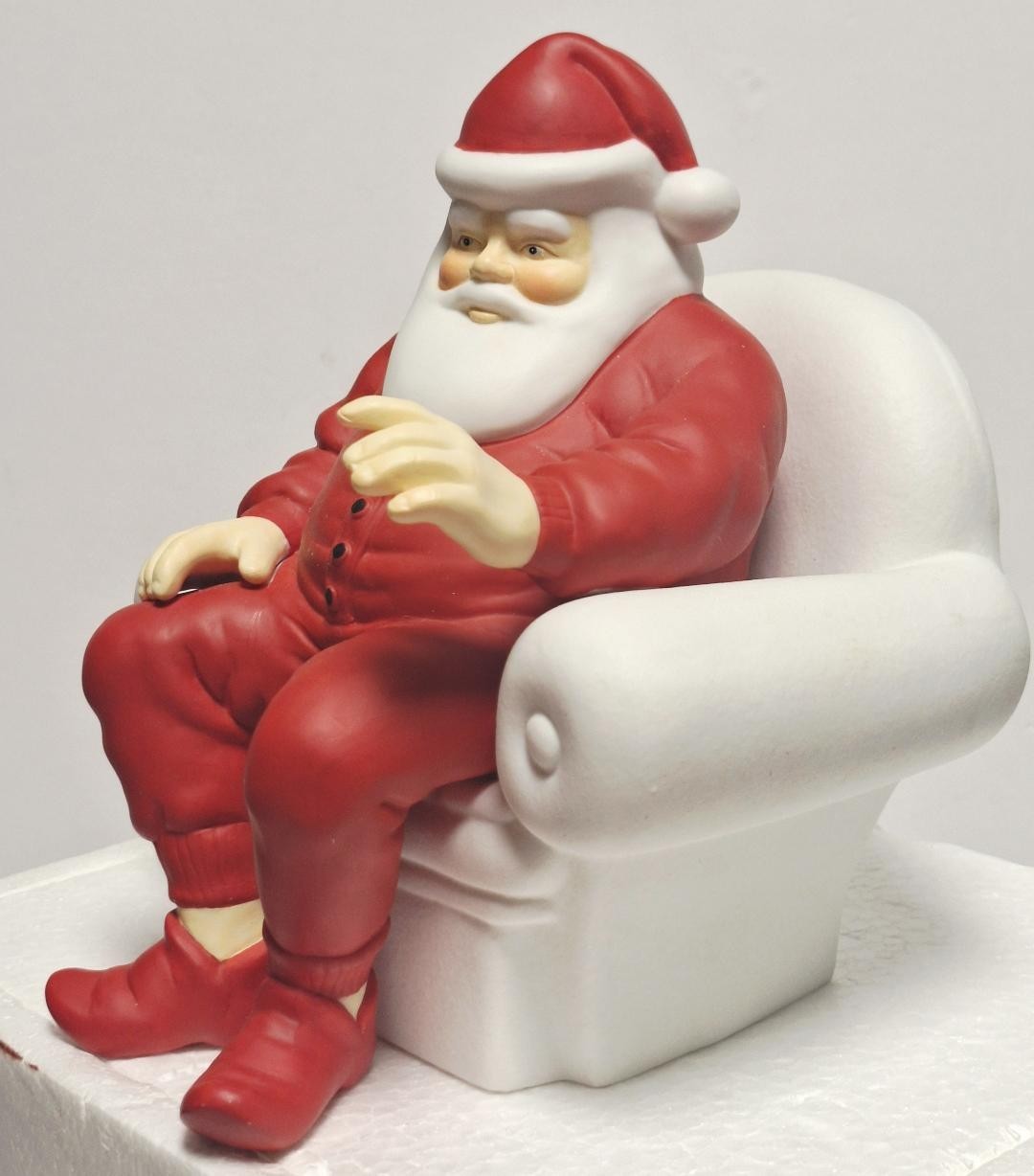Department 56 Winter Silhouette Dogs Best friend Santa with Styrofoam clamshell