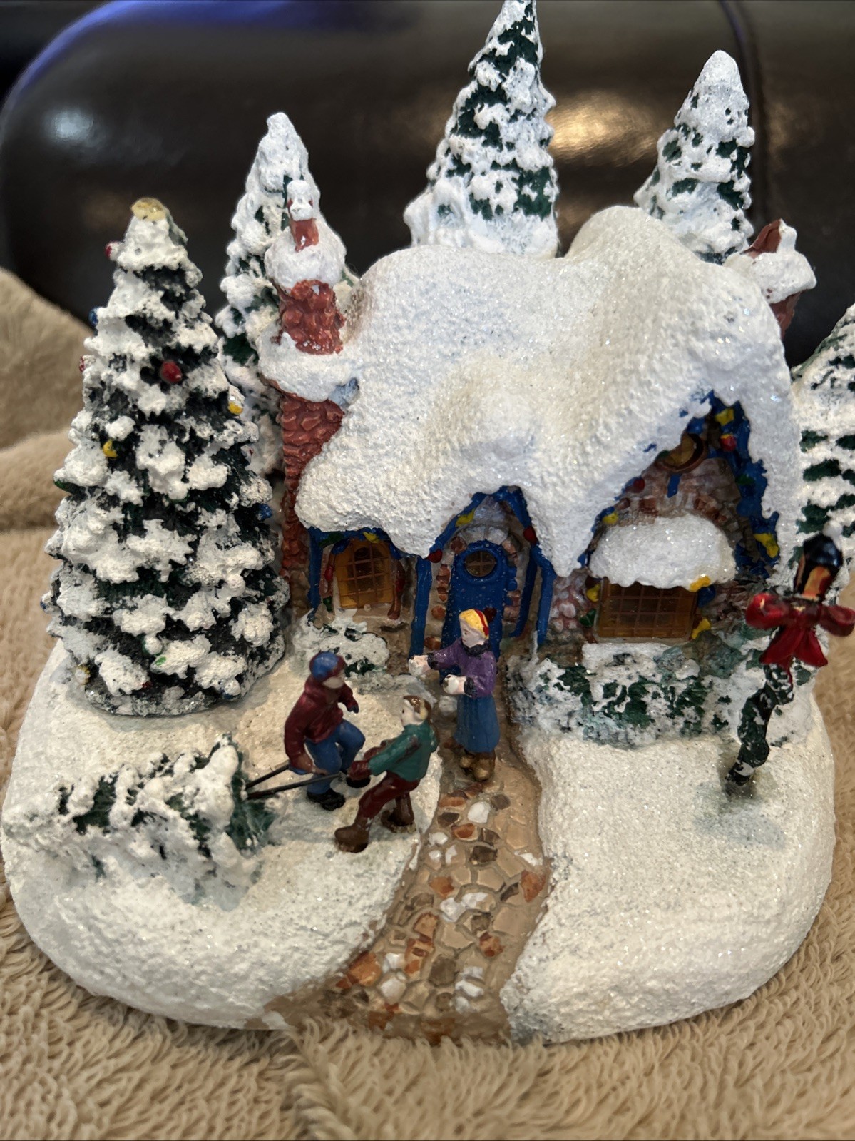 Thomas Kinkade Country Christmas House 2015 Teleflora