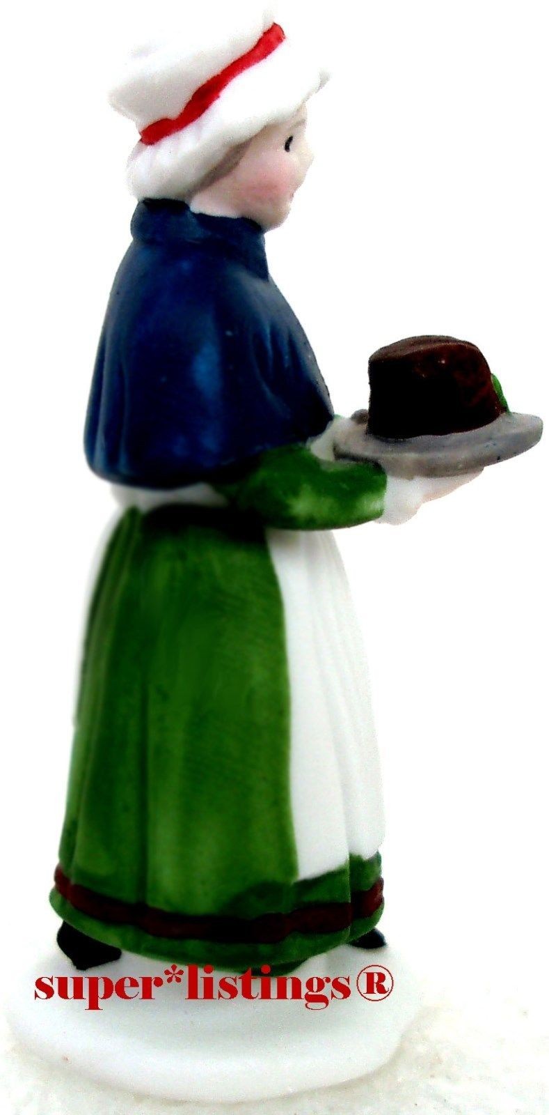 Dept. 56 Fezziwig and Friends Woman with Cake or Bread Pudding Dickens 59285