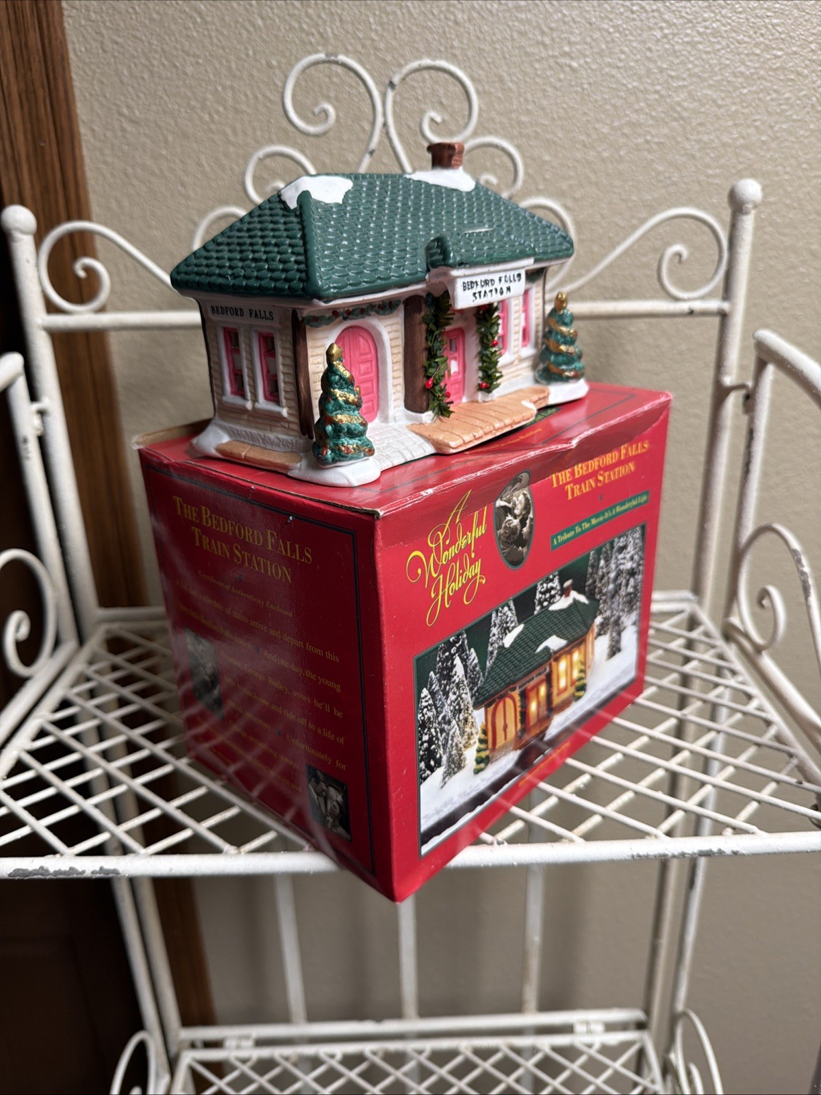 A Wonderful Life Holiday Village Bedford Falls Train Station