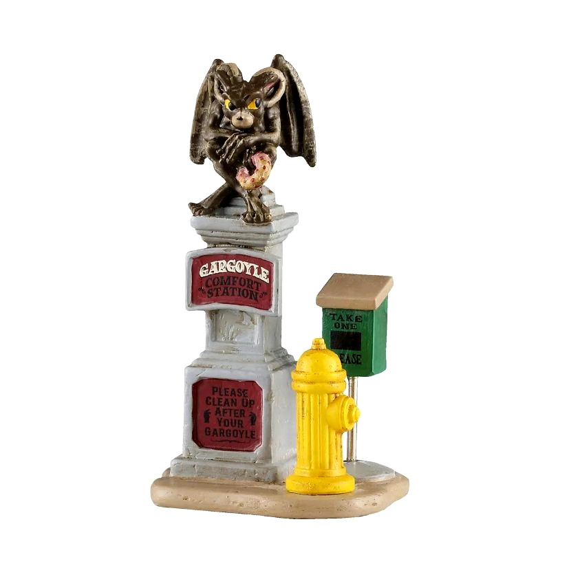 Lemax GARGOYLE COMFORT STATION # 64618 Halloween Spooky Town Village 2026 NEW