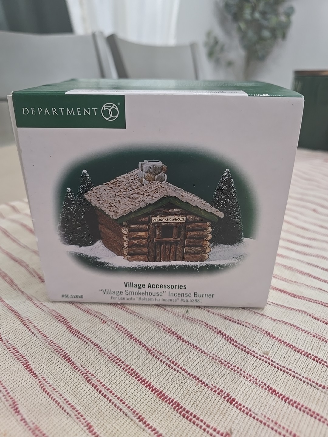 Dept 56 Village Smokehouse Incense Burner 52880 Balsam Metal Inside Retired