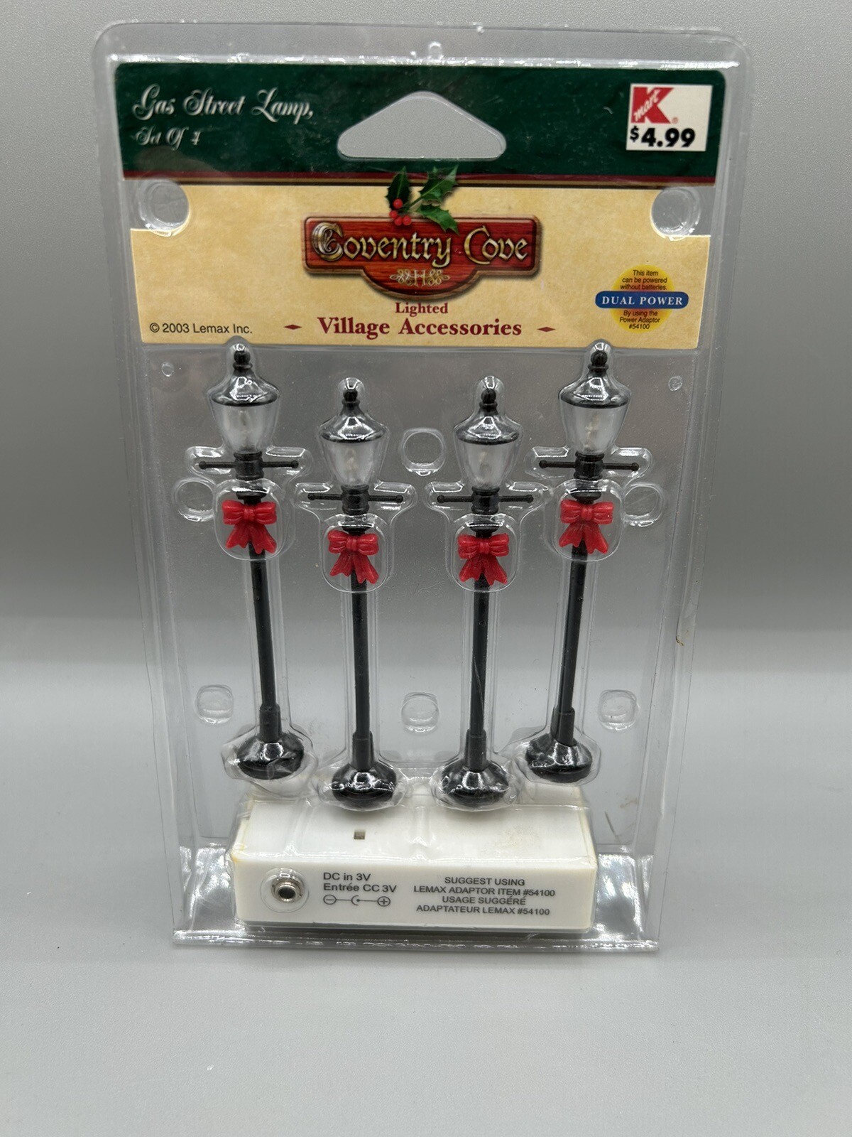 Coventry Cove Street Lamp Set of 4 Lighted Christmas Lights Kmart