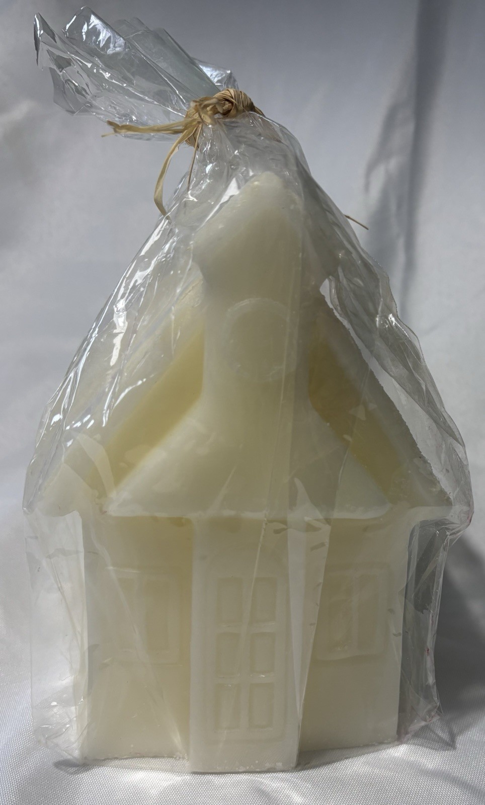Pottery Barn Wax Candle Christmas Village House Church Small Imperfections