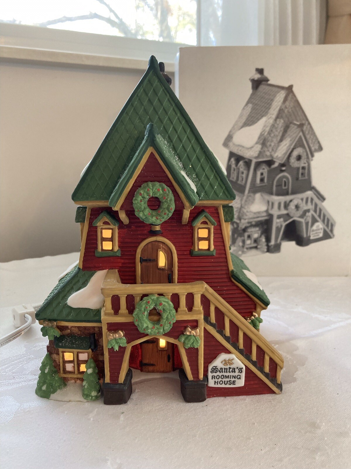 Dept 56 North Pole Santa’s Rooming House 1995-1999 #56386