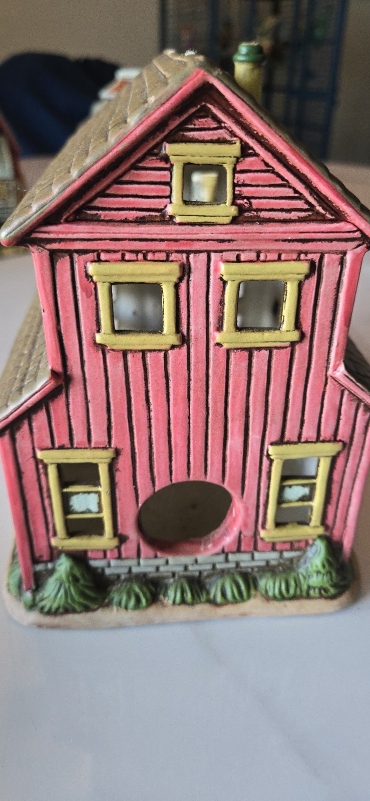 Lefton Colonial Village Lot of 4. Police Station, Barn, Library, School