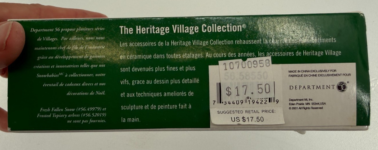 Department 56 Dickens Village Street Merchants Set of 3 Figurines #56.58550