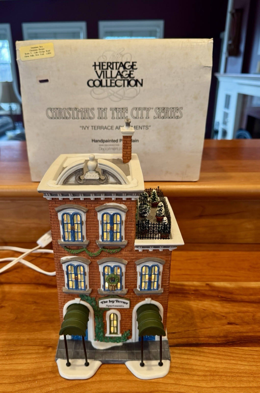 Ivy Terrace Apartments Department 56 Christmas in the City 1995 58874
