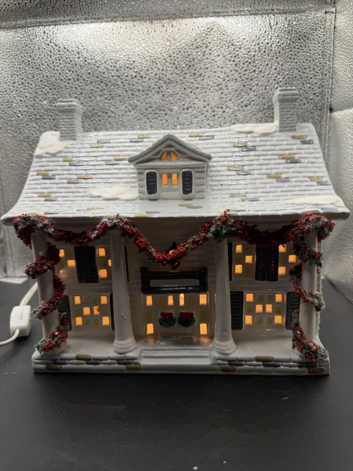 Department 56 Snow Village Cumberland House Ceramic Hand Painted 1987 Retired