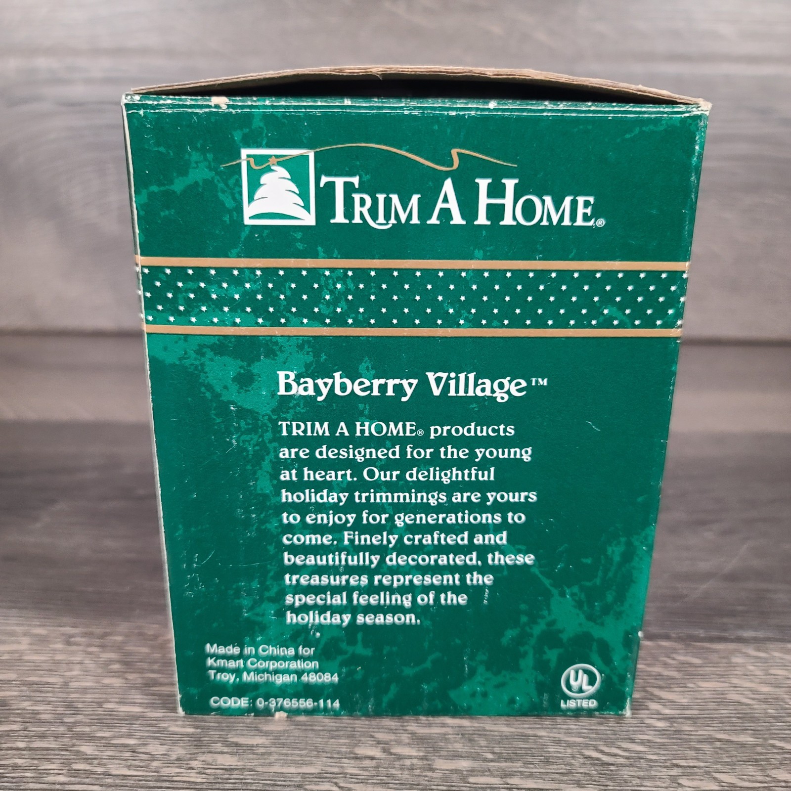 Trim A Home Bayberry Village Porcelain Lighted House Bakery w/Light & Box