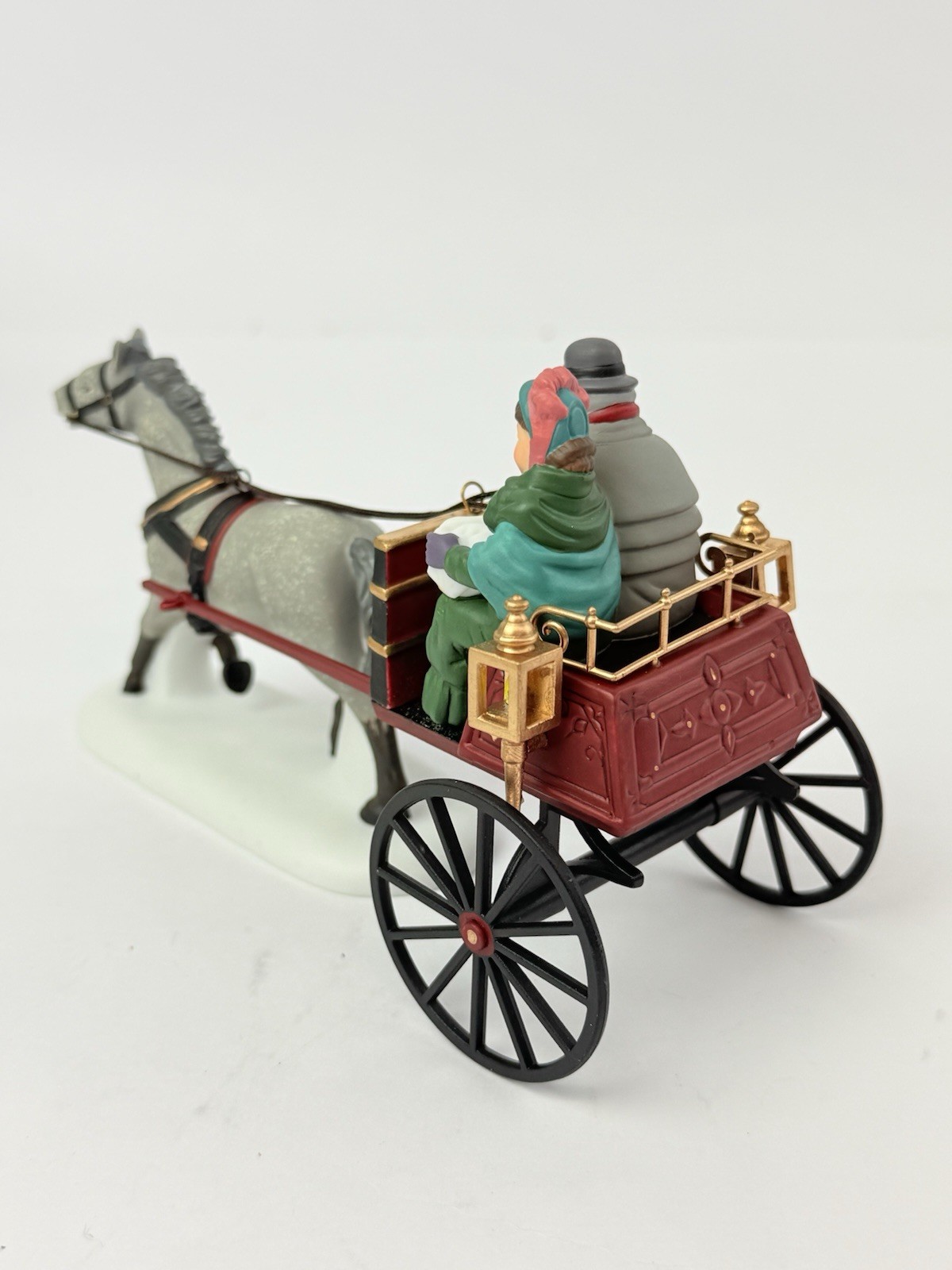 Dept 56 The Heritage Village “Red Christmas Sulky” 58401 Dickens Village Series