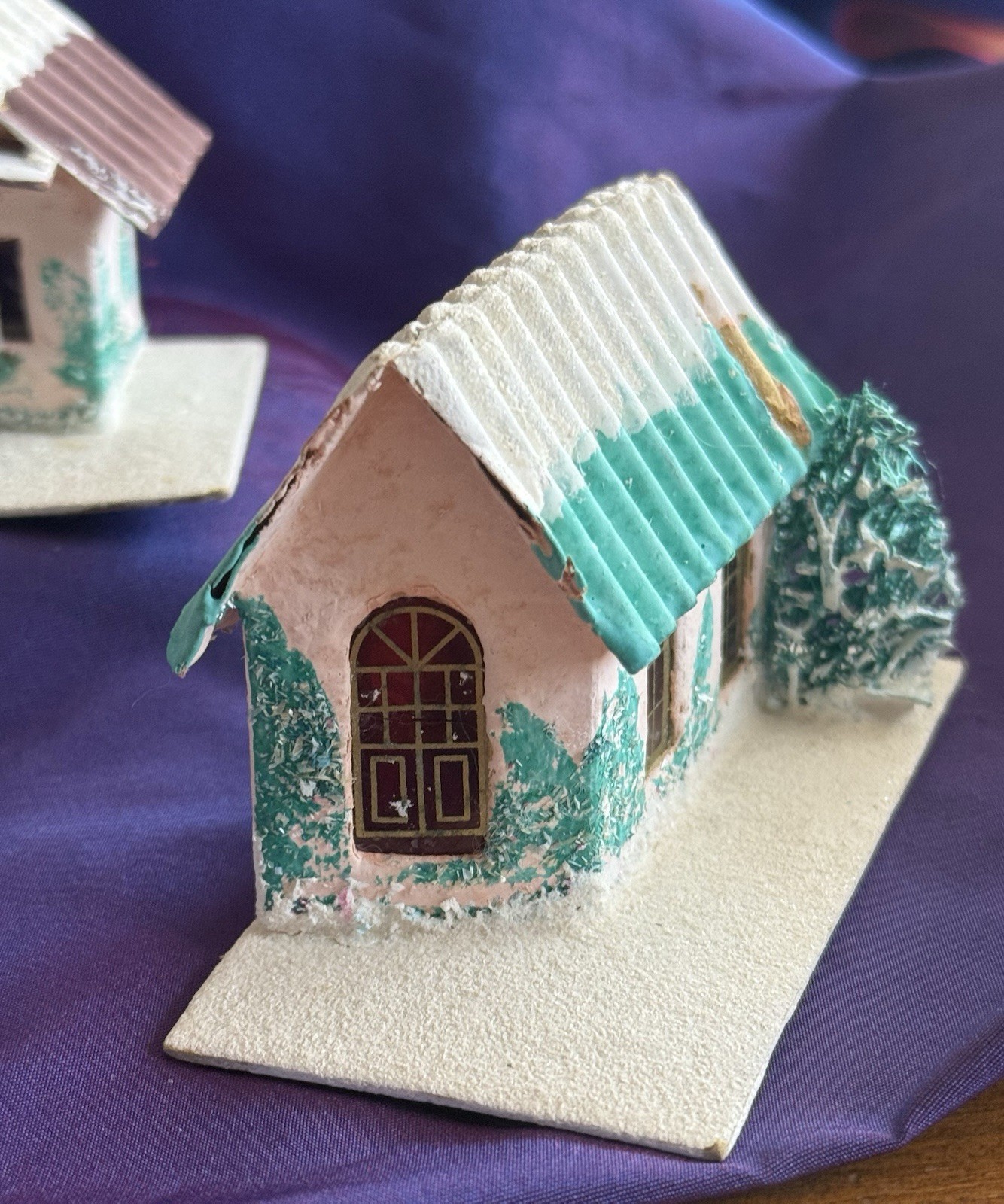 1950’s Lot of Vintage Putz Houses MC Made in Japan Cardboard