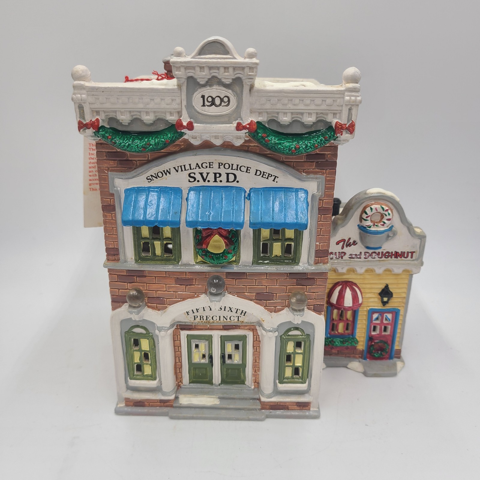 Dept 56 The Original Snow Village “Village Police Station” #54853 Retired EUC