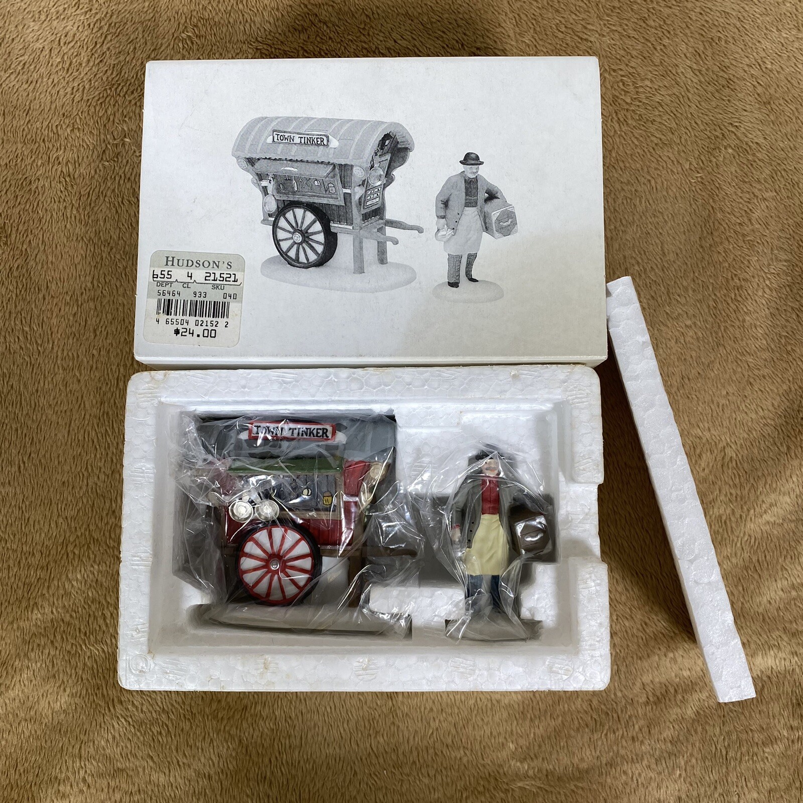 Department 56 Heritage Village Accessory Town Tinker Set of 2 w Box #56464