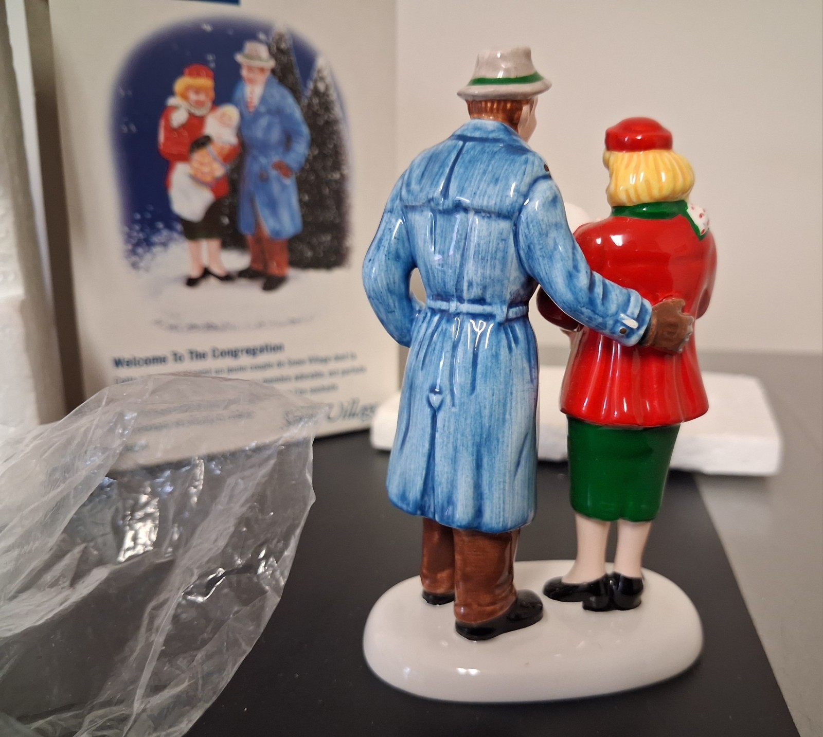 Dept 56 Snow Village Welcome To The Congregation Figurine 56.55014
