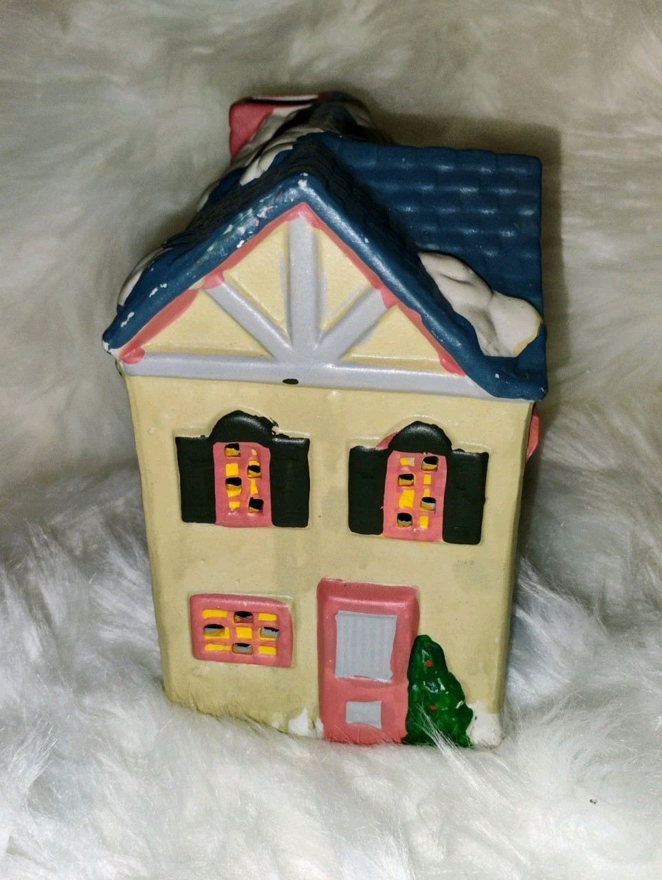 Winter Valley Christmas Village 1995 collection gas station NO BOX