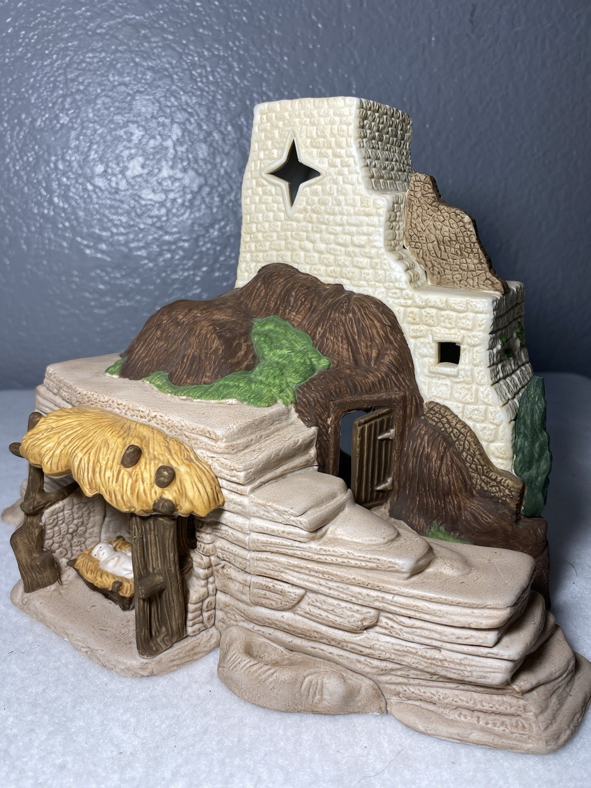 Department 56 Little Town Of Bethlehem Nativity Baby Jesus 1987 Vintage Manjor