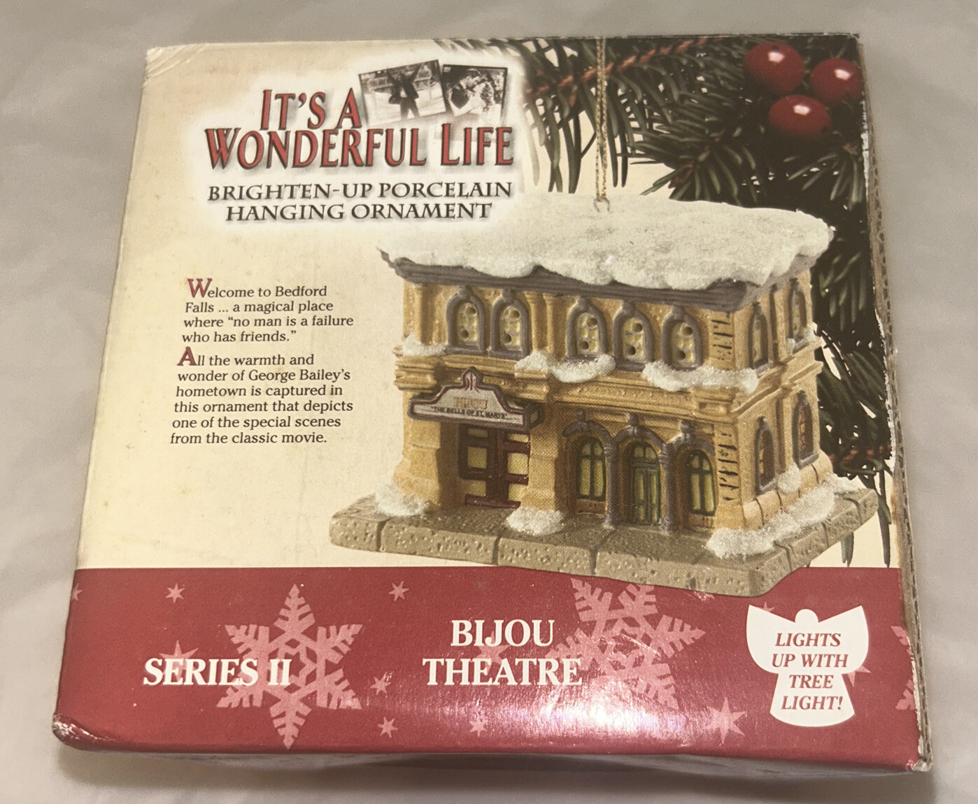 2003 BIJOU THEATRE It’s a Wonderful Life Series II ENESCO 112999 NEW!