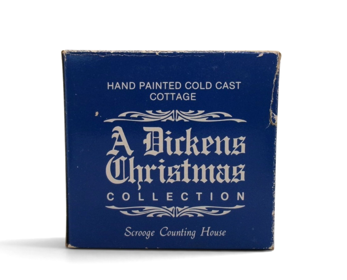 Vintage RSVP Scrooge Counting House A Dickens Christmas 1988