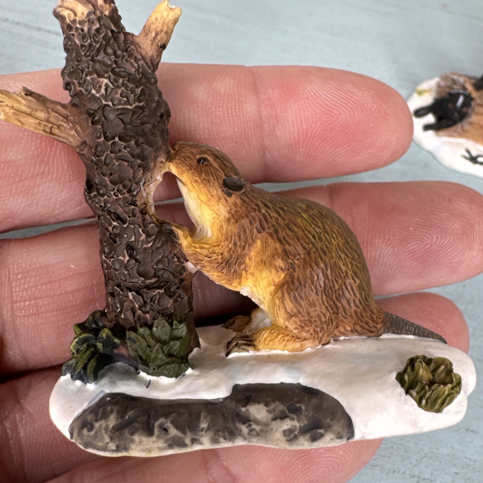 Department 56 Woodland Wildlife Animals 5 Piece w Box Village Accessories #55525