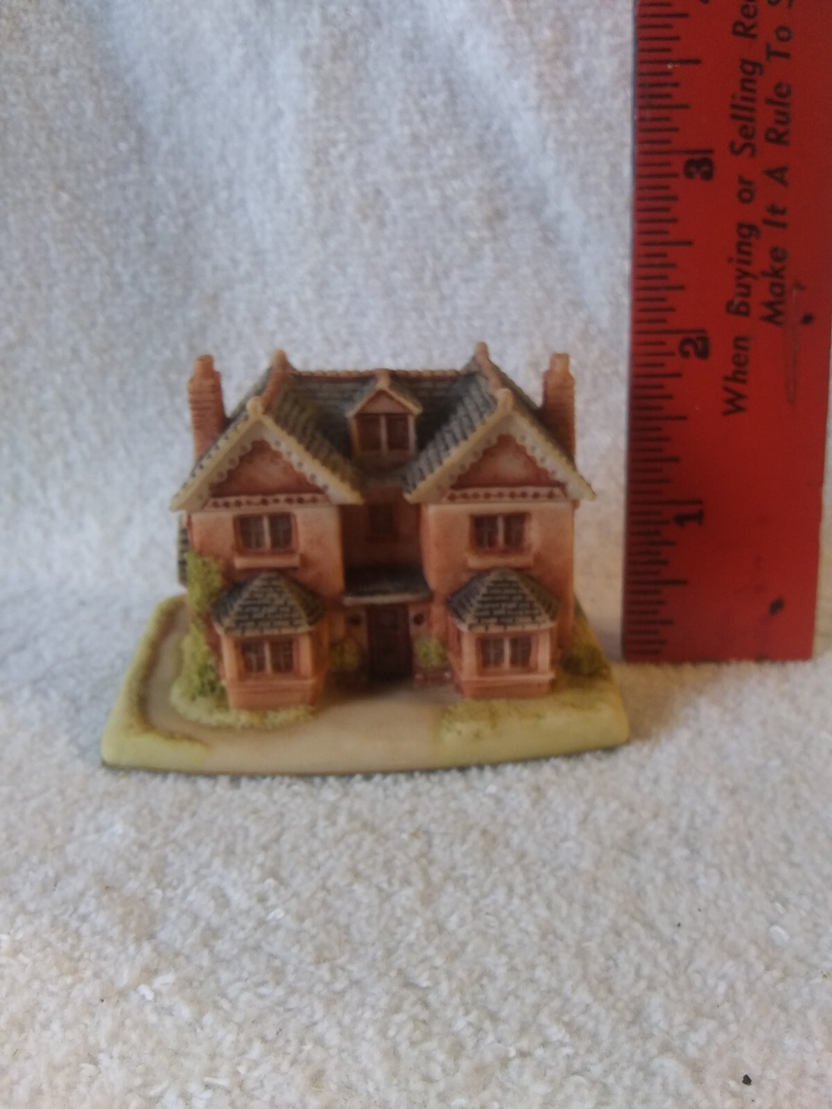 The Village Collection Trinket Box UK Cottage House W/ Removable Roof Lid 