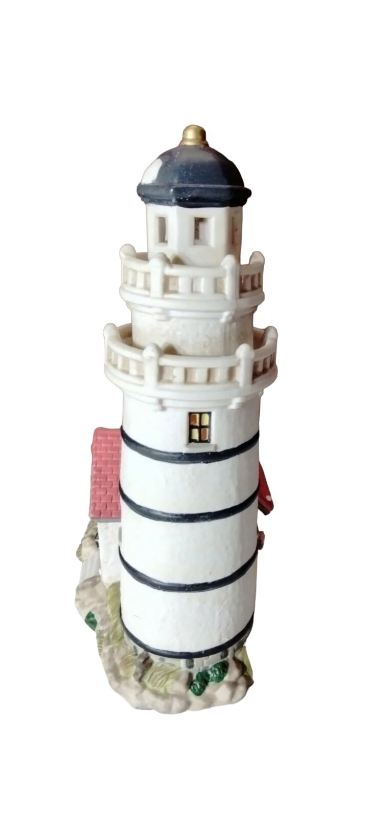 Copperfield Keepsake Christmas Lighted Porcelain House Bark Roof BRT451 Holiday