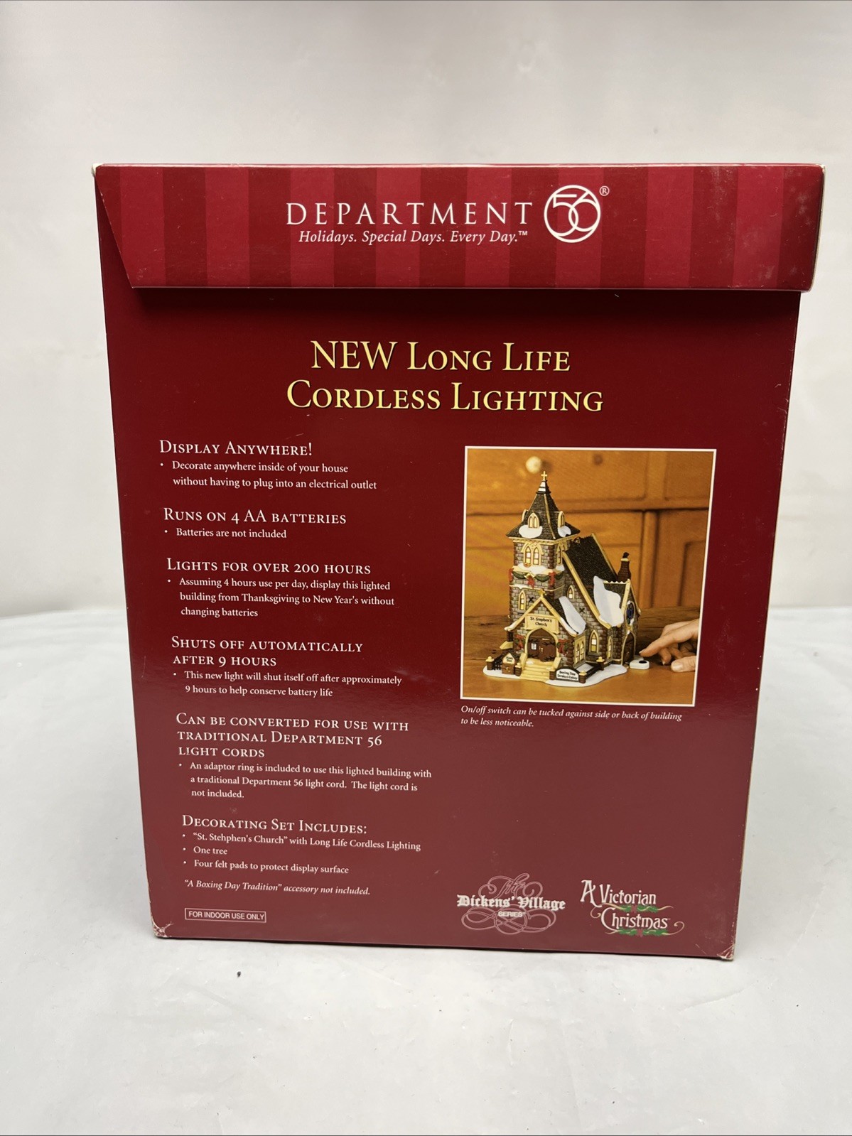 Dept. 56 Christmas In The City Christmas Treasures Anywhere Lighting #56.59240