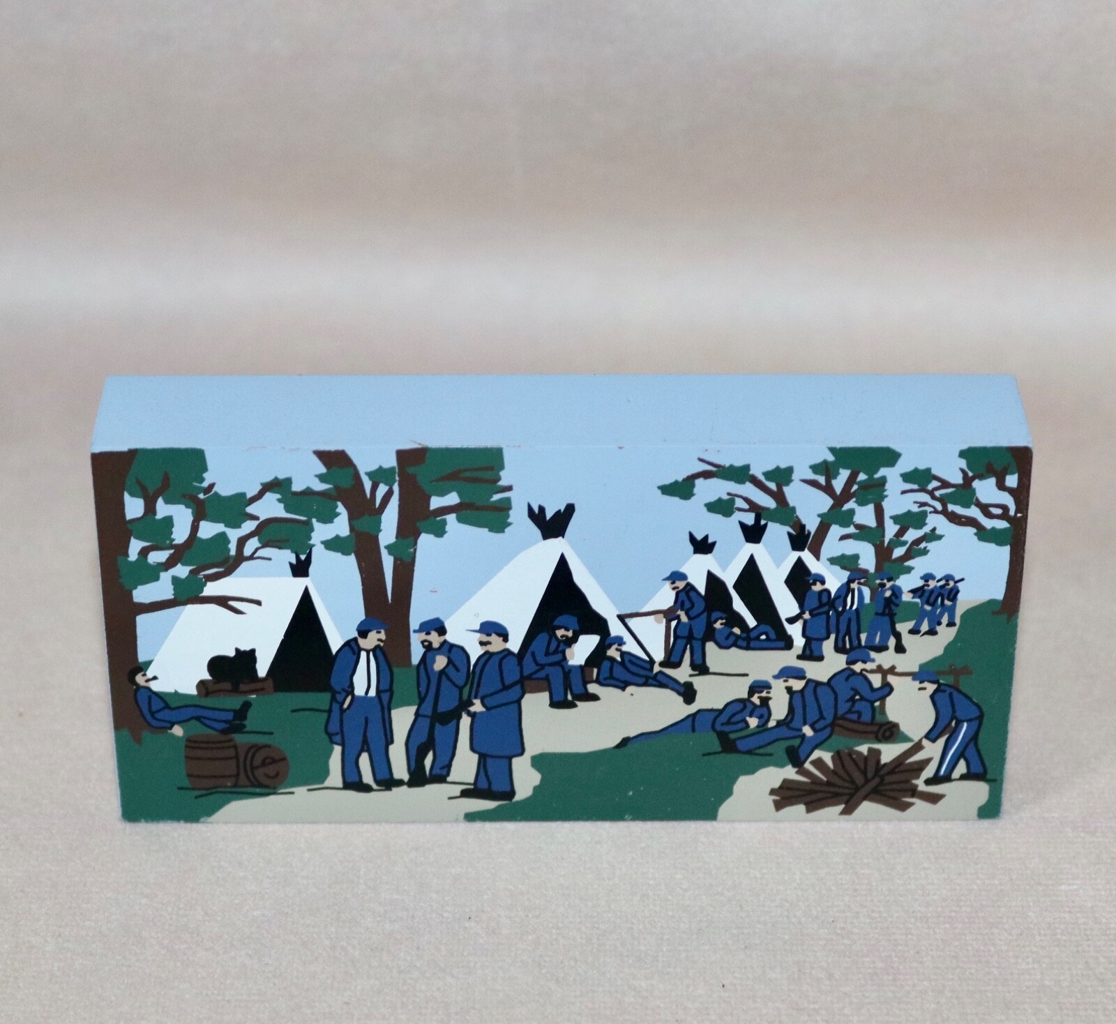 Civil War Collection ~ Encampment ~ 1997 Faline Cats Meow Shelf Sitter Accessory