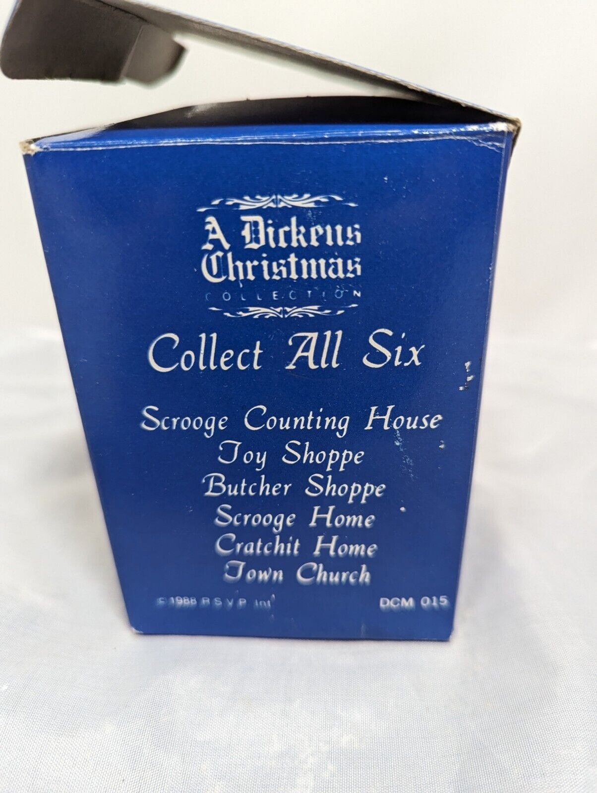 A Dickens Christmas Collection Cratchit Home 1988 RSVP Inc Cold Cast Cottage