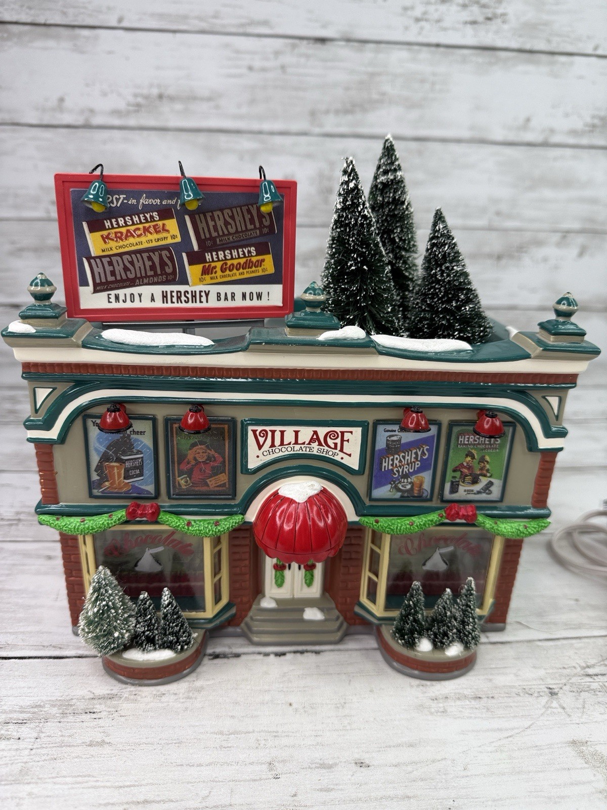 Dept 56 Snow Village “Hershey’s Chocolate Shop” 54913 read description