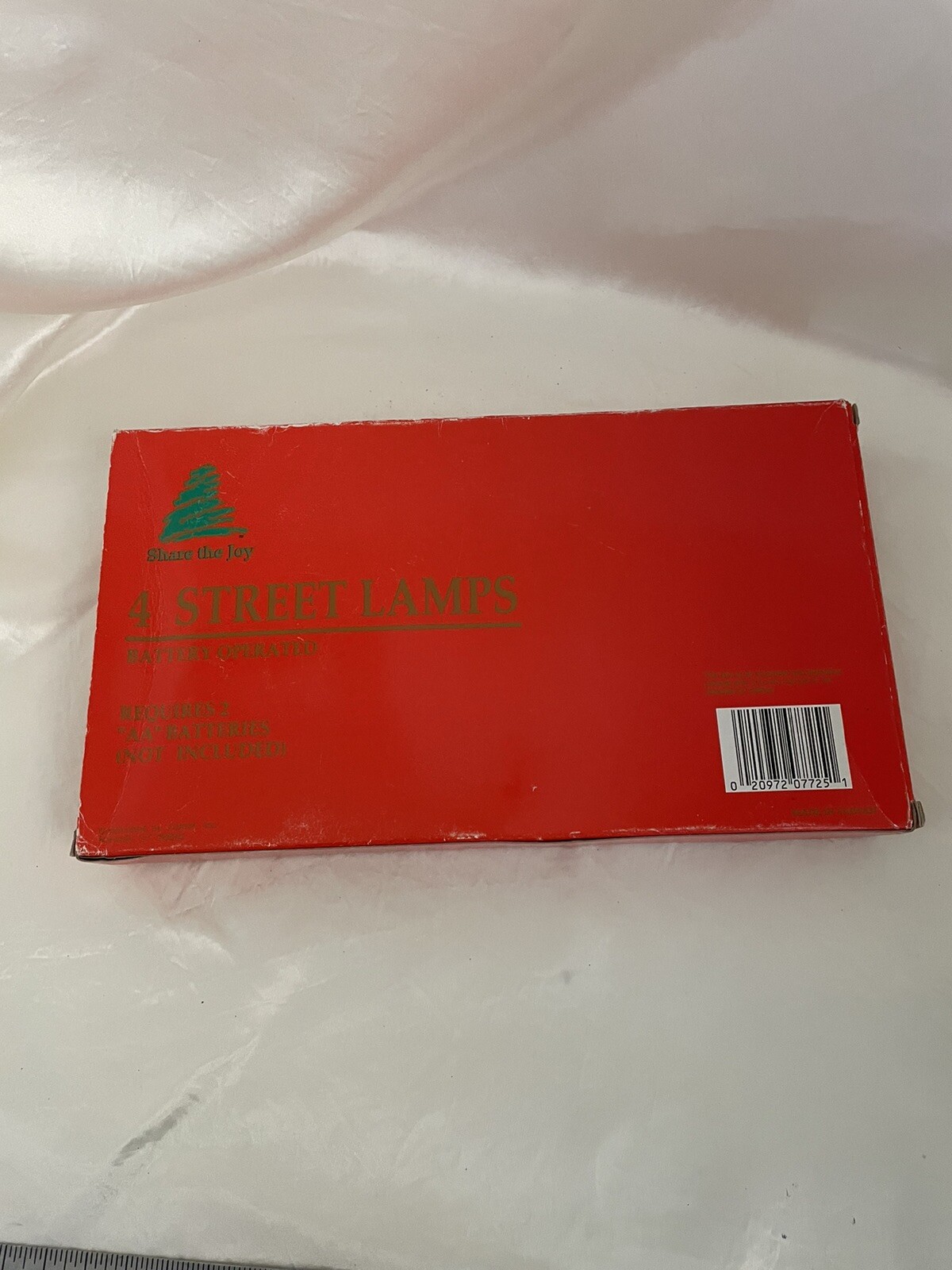Share The Joy Christmas 4 Street Light Lamps, Battery Operated.