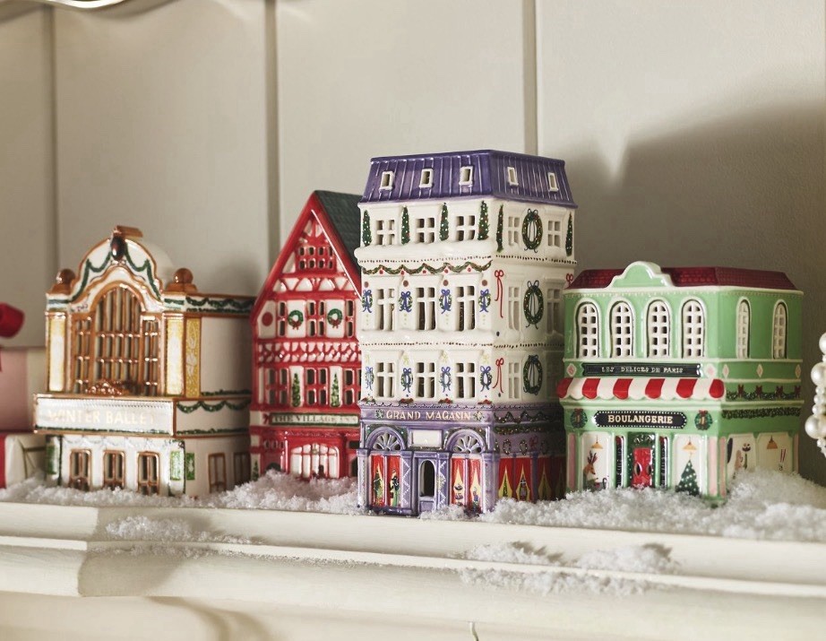 Anthropologie~Ceramic Holiday House~PARIS BAKERY~NIB~SOLD OUT~🥐🎄