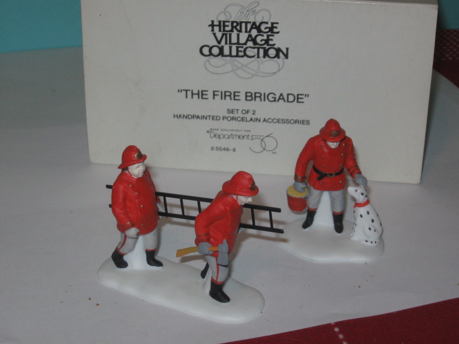 Dept 56 Heritage Village Collection “The Fire Brigade” #5546-8