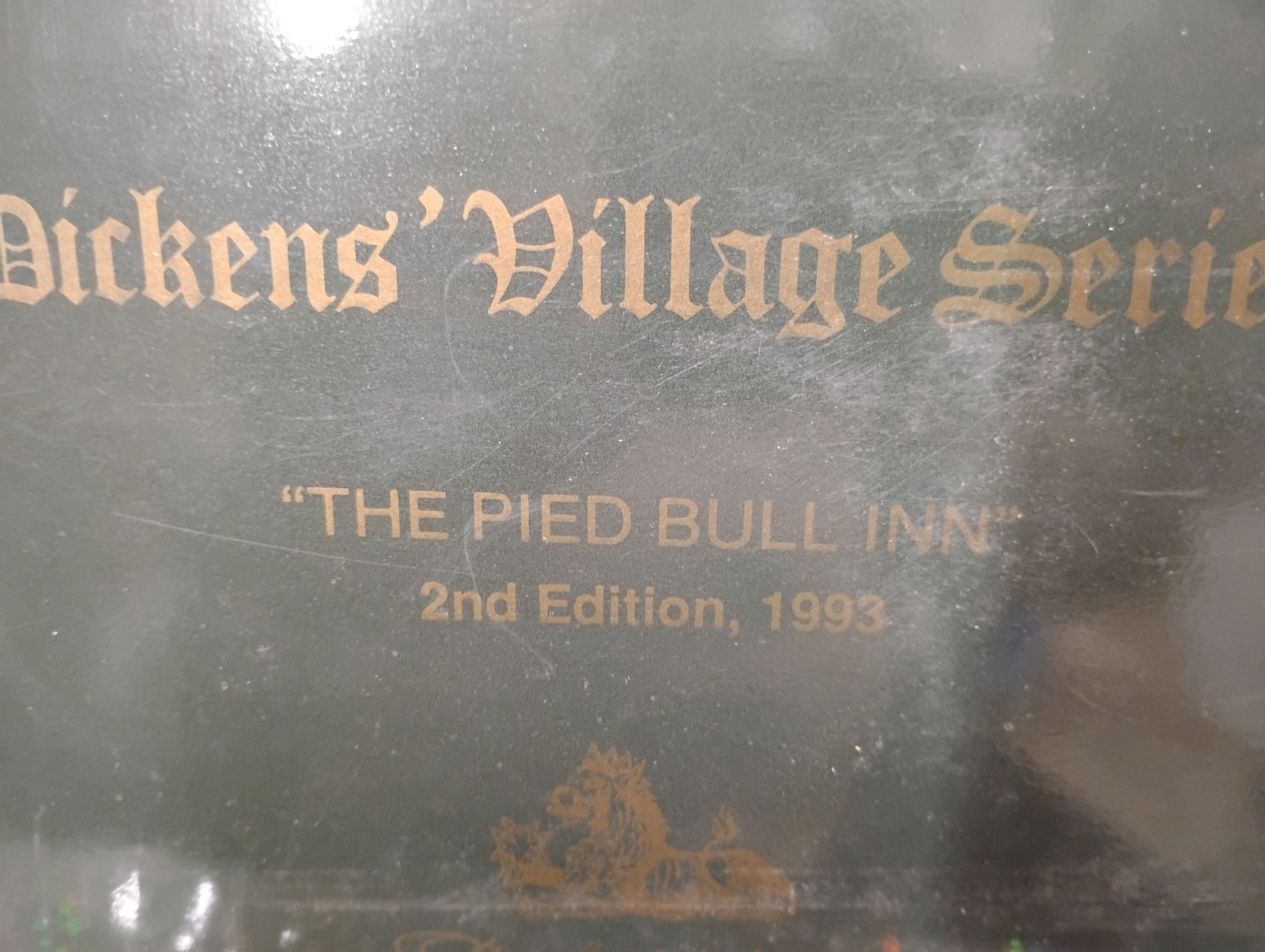 Dept 56 Dickens Village Series The Pied Bull Inn 57517; 2nd Edition, 1993 Vtg.