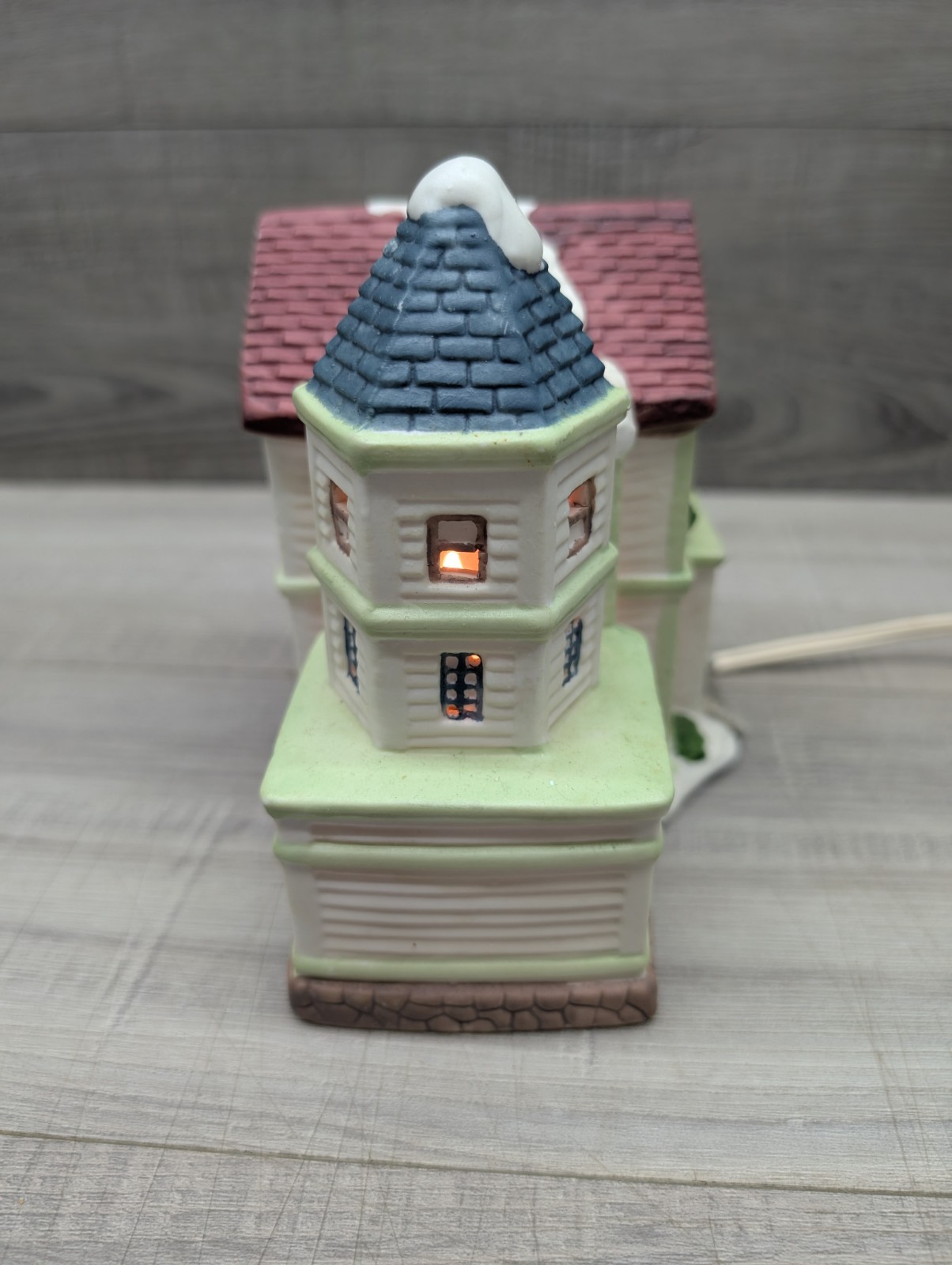 Vintage Kmart Trim A House Holiday Home Memories. White Porcelain House