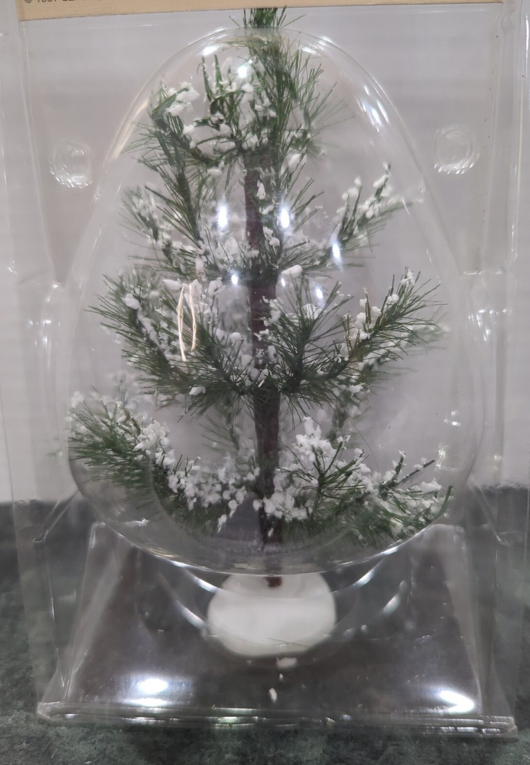 Snowy White Pine Christmas Trees Village Accessory Lemax 6″ 74173 1997